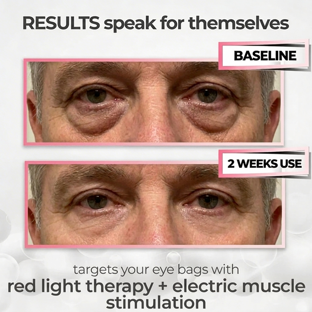ReviveLens™ 2 in 1 Red Light Therapy + EMS To Erase Eye Bags